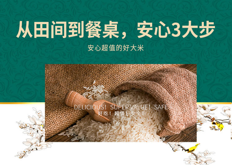 泰金香 金泰湄南 湄南香米 长粒大米 籼米 大米5kg