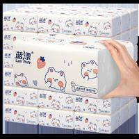 LP-42731蓝漂白色抽纸24包装（草莓猫L码）