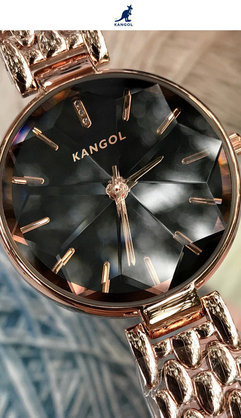 英国品牌袋鼠KANGOL全自动非机械女士手表K618