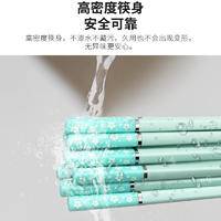 轻奢家用亲子粉蓝樱花筷3双装健康分餐合金筷子