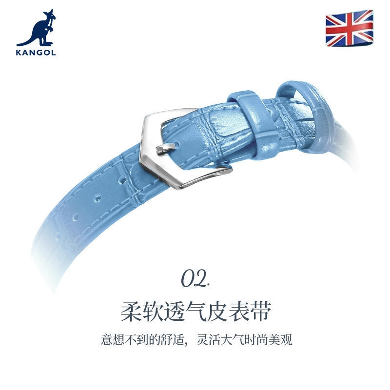 英国品牌袋鼠KANGOL全自动非机械女士手表K901