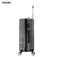 爱登堡（Edenbo）拉丝商务旅行拉杆箱登机箱黑色F1001