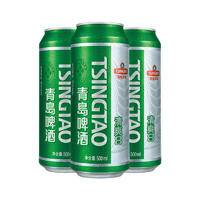 青岛啤酒（TsingTao）清爽8度500ml*24听 整箱装 露营出游